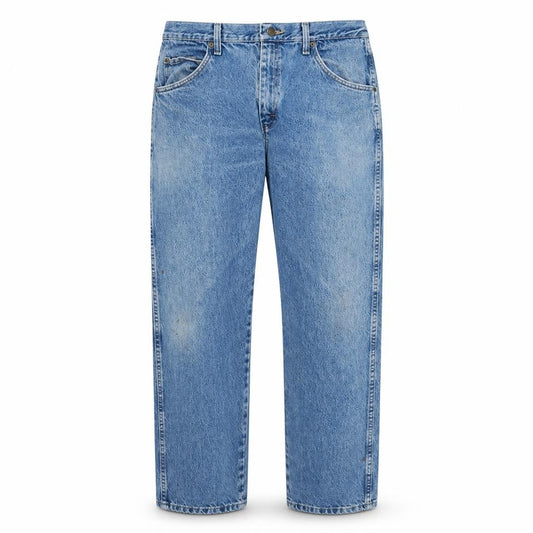 Wrangler Men's Blue 36x30 Regular Straight Fit Denim Jeans