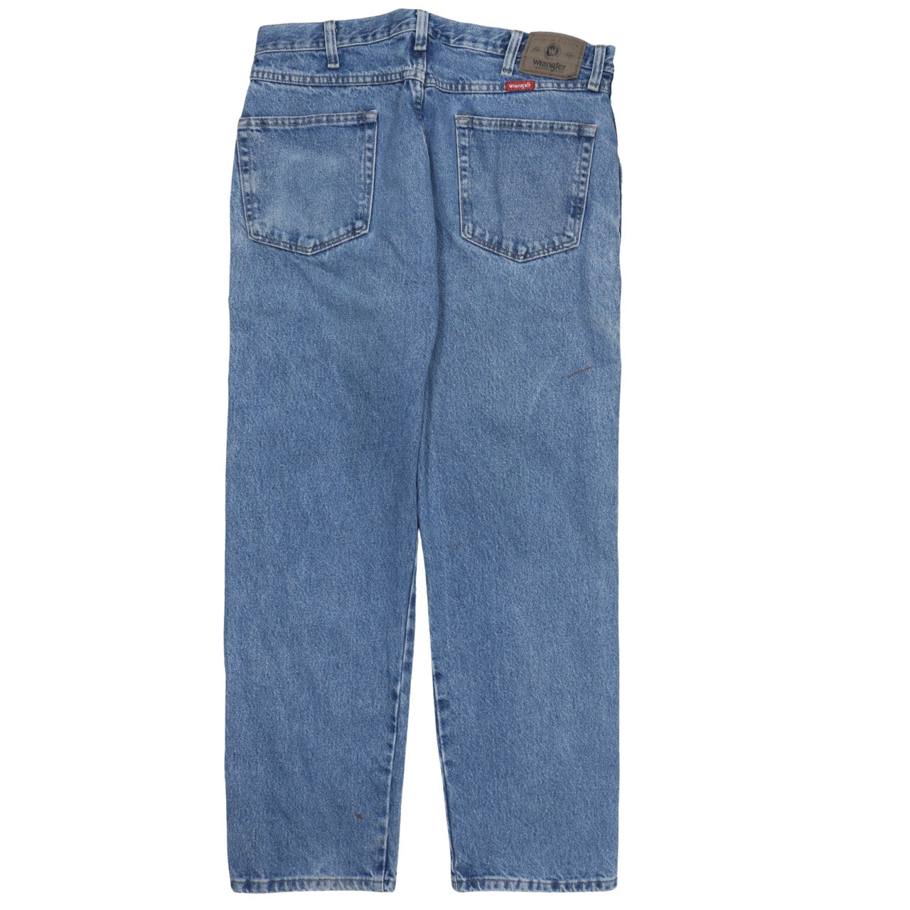 Wrangler Men's Blue 36x30 Regular Straight Fit Denim Jeans