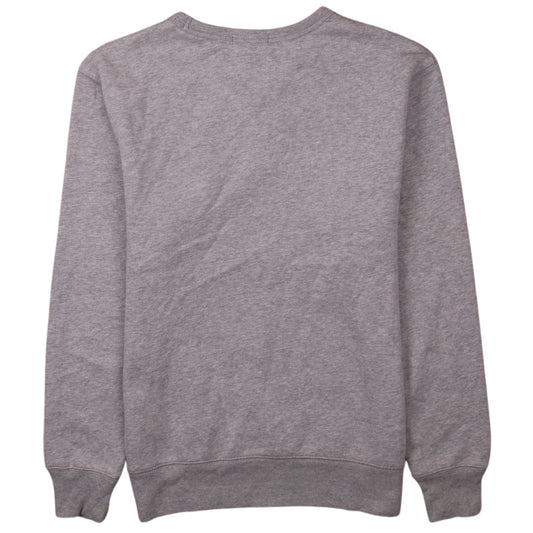 GAP Women Grey Original Logo Crew Neck Pullover Sweatshirt XS