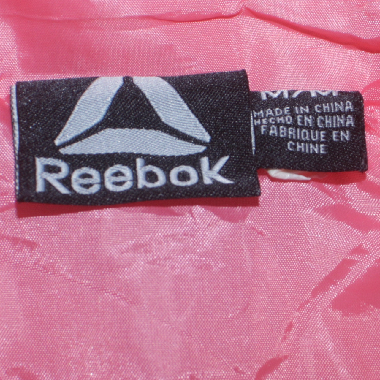 Reebok Women's Pink Puffer Jacket Size M Lightweight Casual