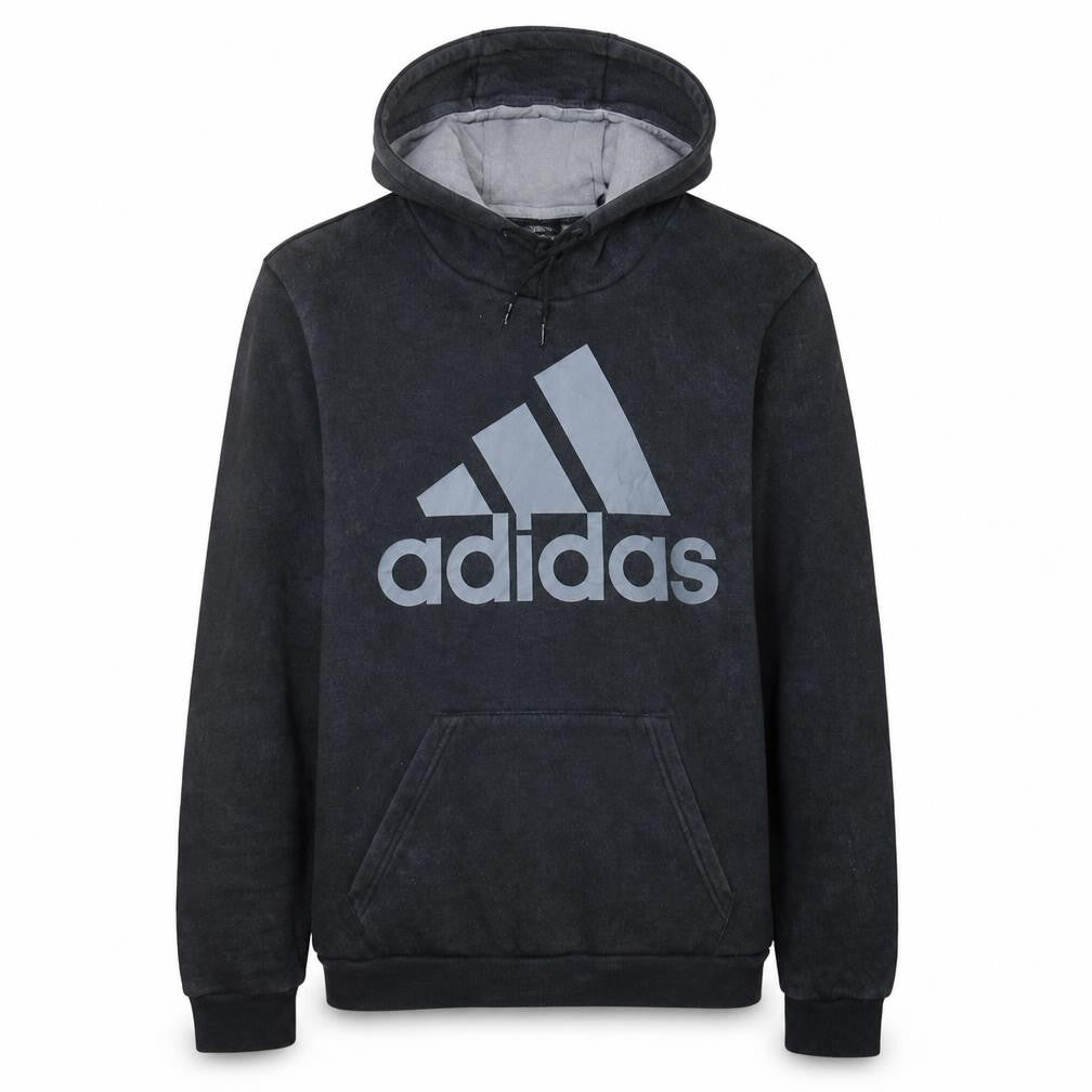 adidas Mens Black Pullover Hoodie Size S Fleece Sportswear