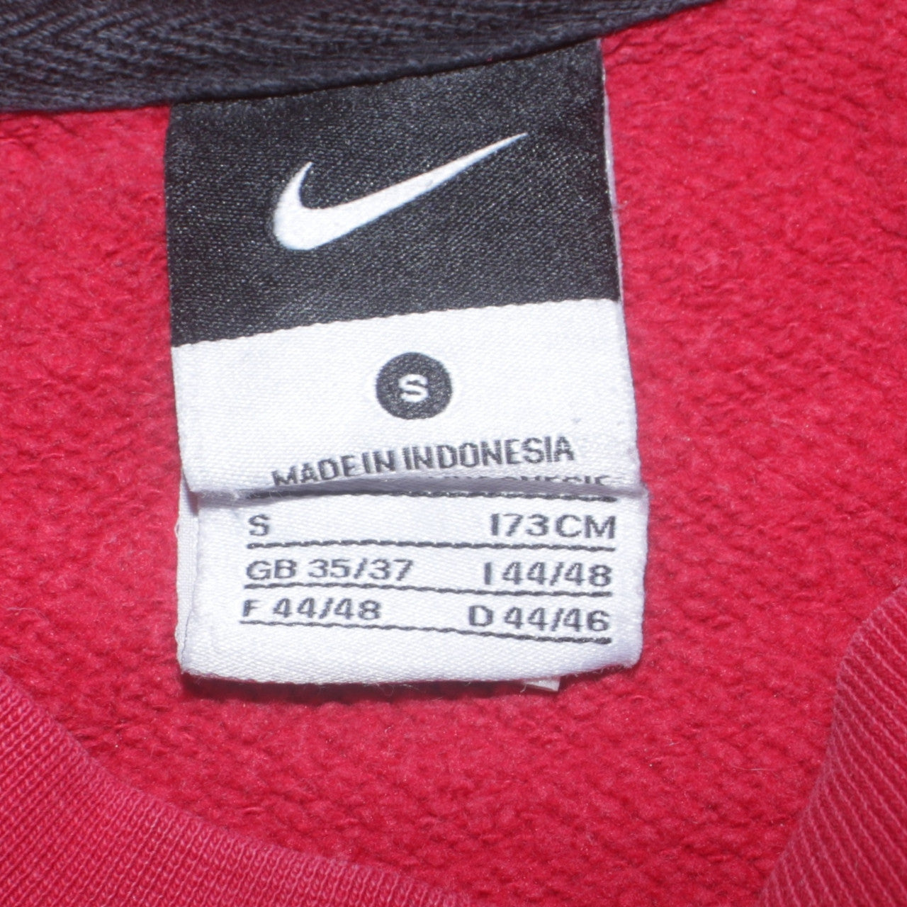 Nike Men's Red FCT Logo Crew Neck Pullover Sweatshirt Size S