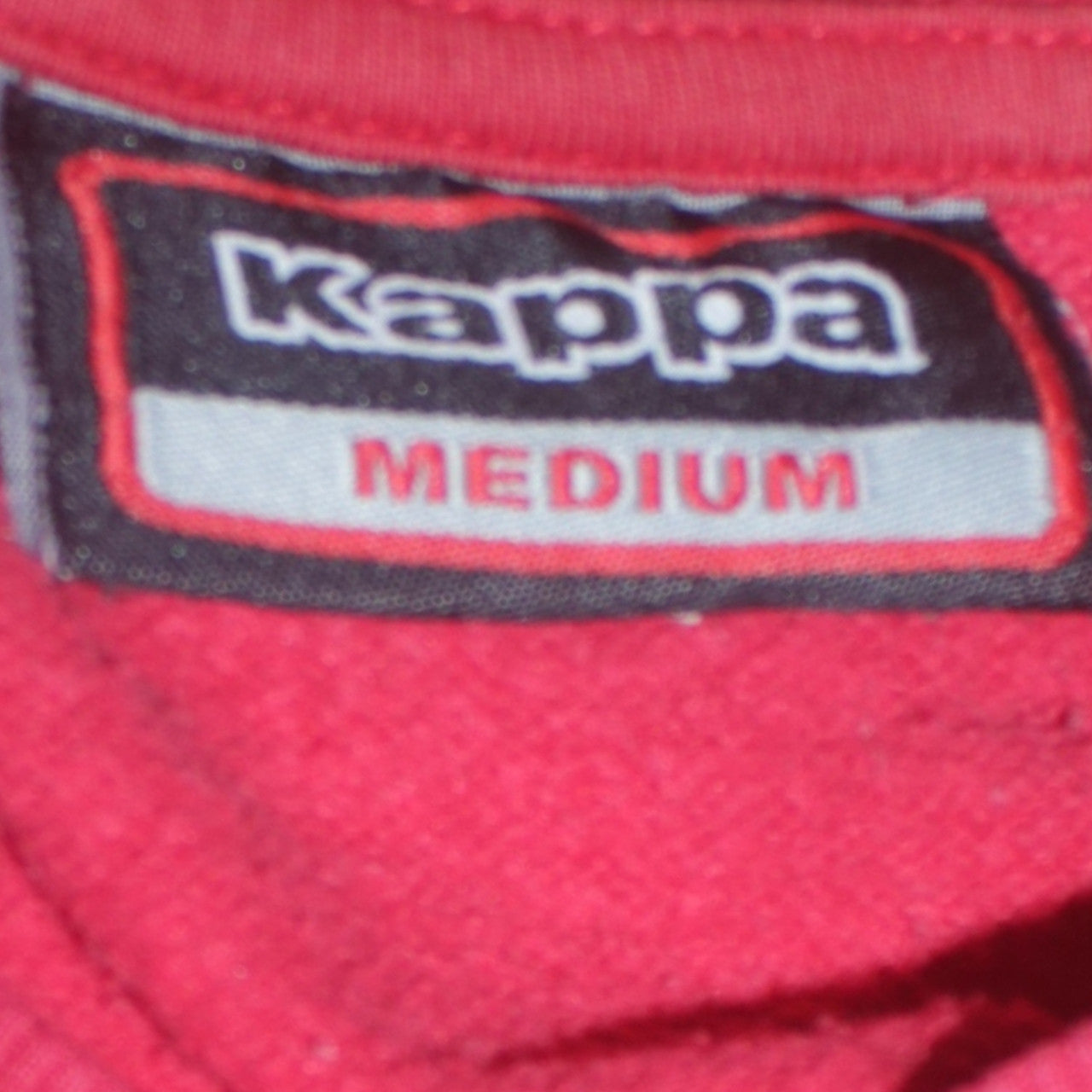 Kappa Men's Red Medium Logo Crew Neck Pullover Sweatshirt