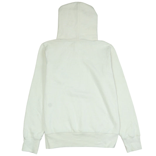 Champion Womens Beige Hoodie Medium Pullover Logo Hooded Sweatshirt