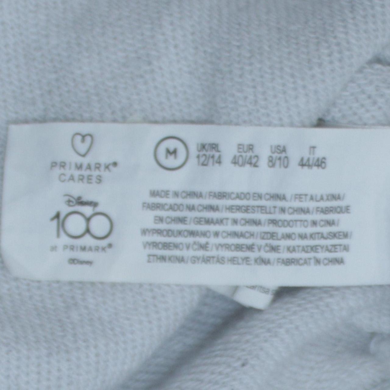 Primark Disney 100 Women's Grey Mickey & Friends Sweatshirt M 12/14