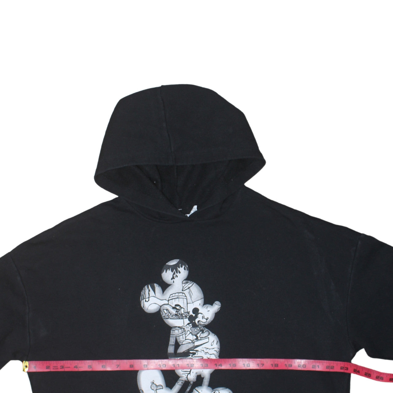 Disney x Primark Women Black Small Hooded Mickey Mouse Hoodie 10/12