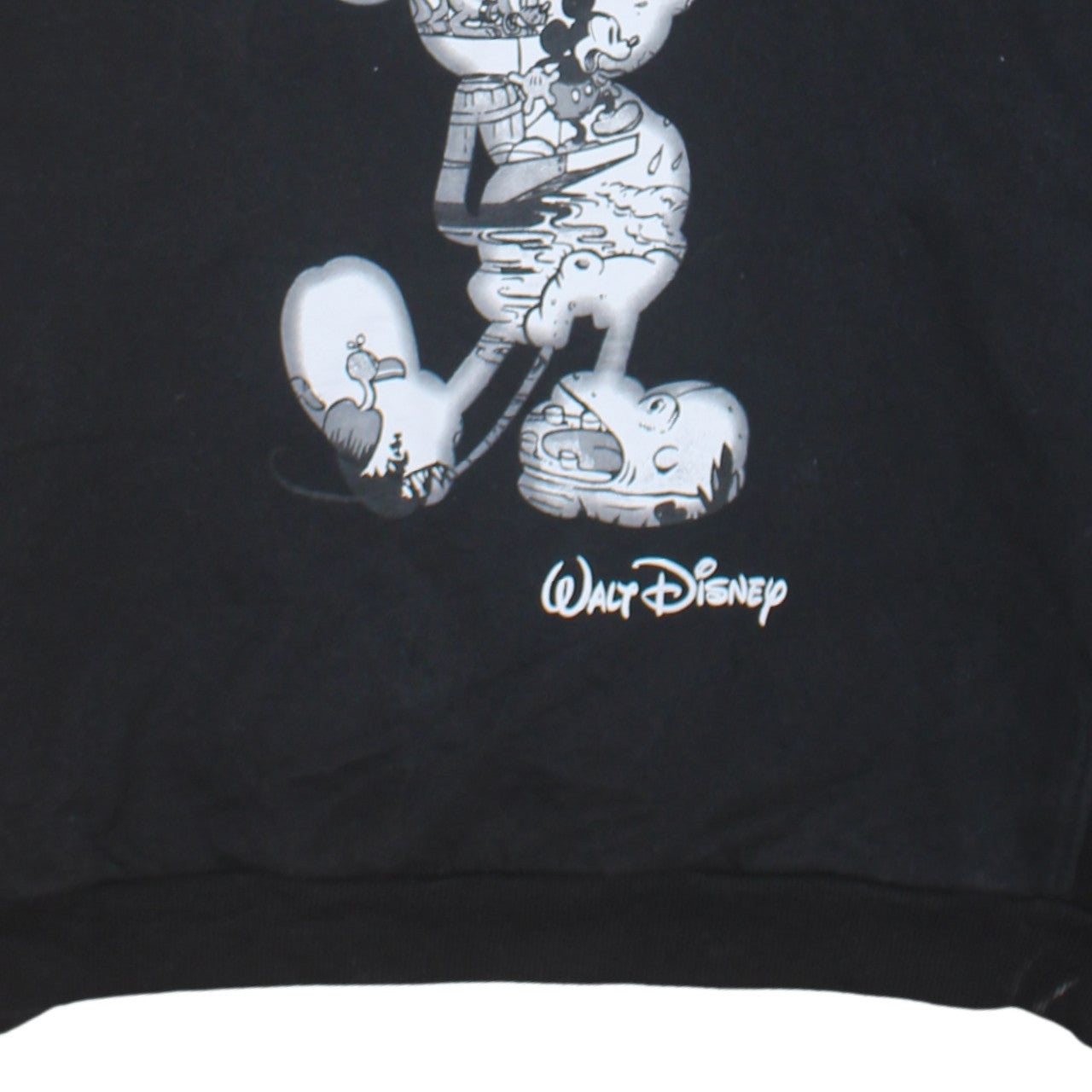 Disney x Primark Women Black Small Hooded Mickey Mouse Hoodie 10/12