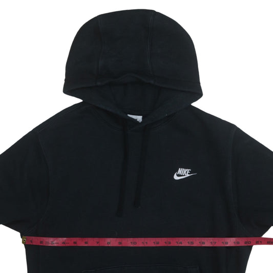 Nike Men's Black Pullover Hoodie Small Fleece Logo Sportswear