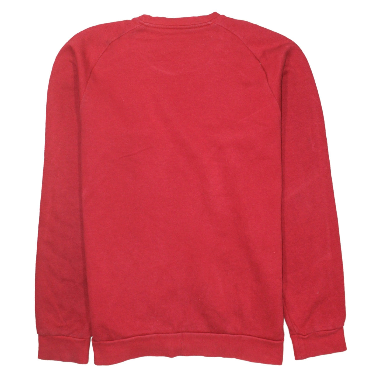 Adidas Men's Red Crew Neck Pullover Sweatshirt Size M Fleece