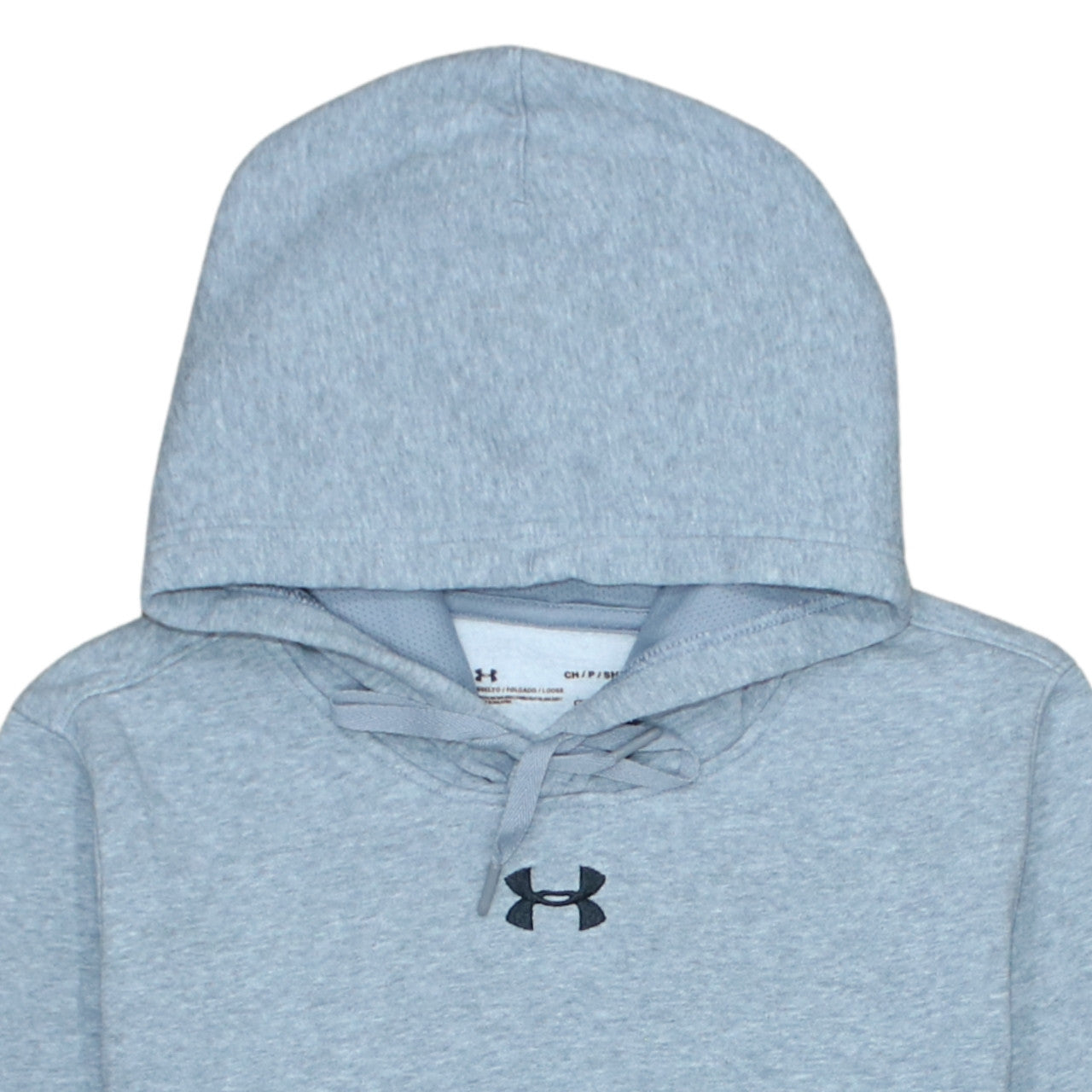 Under Armour Men's Grey Pullover Hoodie BASE ColdGear Size S