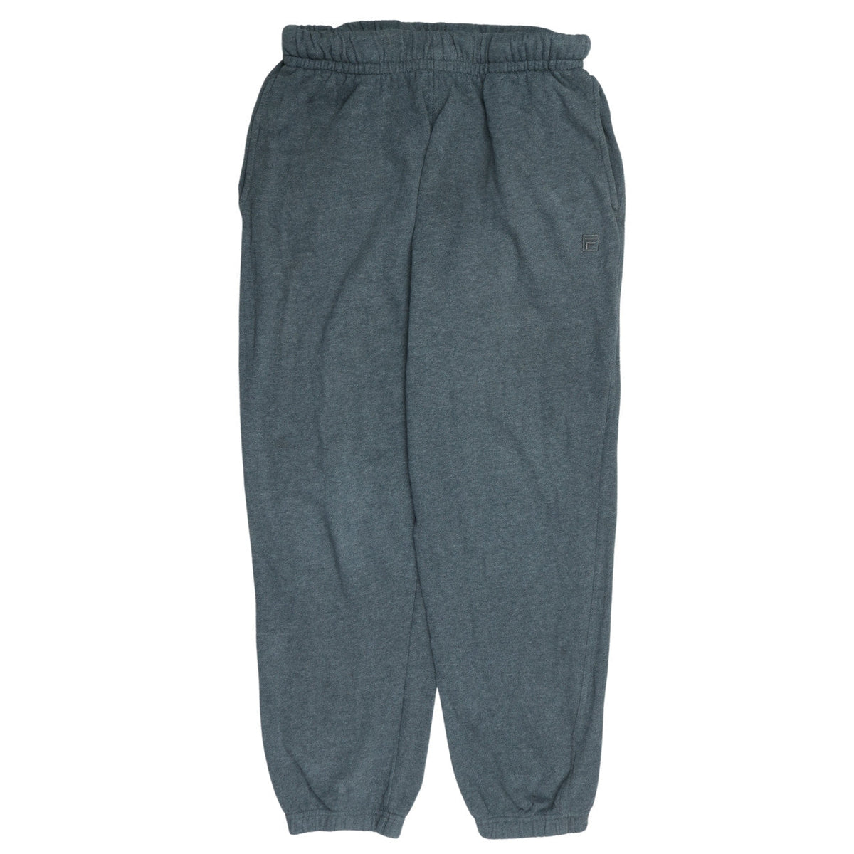 Back view of Fila Men's Grey Jogger Sweatpants S Regular Fit Comfortable Trousers