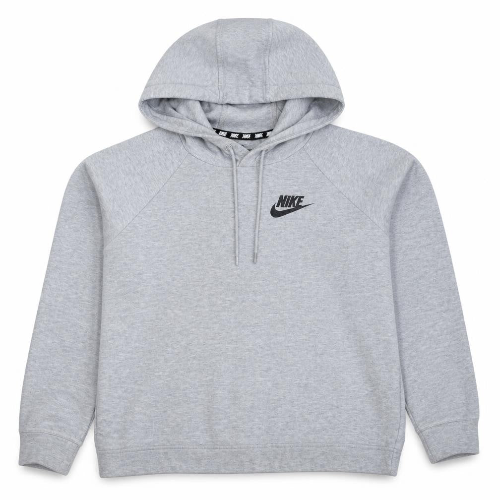 Nike Women’s Grey Relaxed Fit Pullover Hoodie Size L