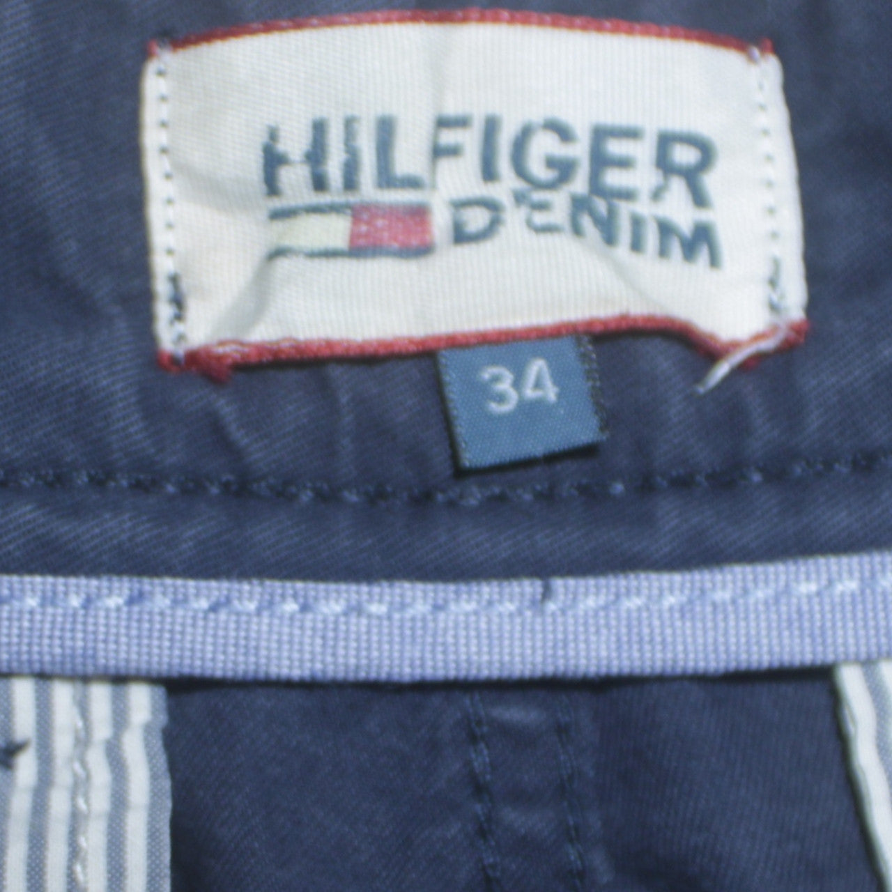Tommy Hilfiger Men's Blue Chino Shorts Size 34 Regular Fit