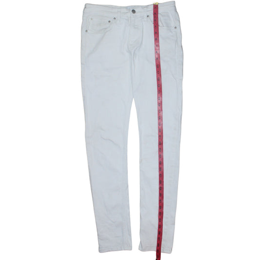 Calvin Klein Jeans Womens White Slim Fit Stretch Skinny Jeans W30 L32