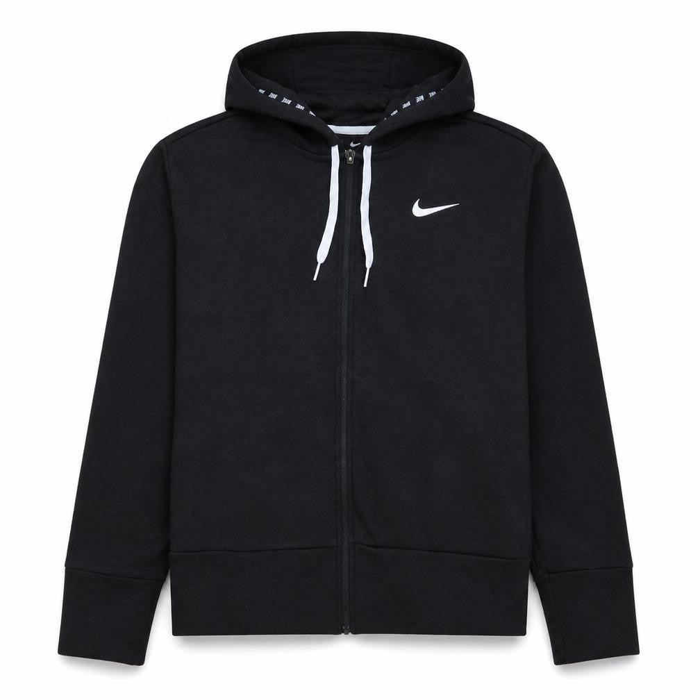 Nike Mens Black Dri-Fit Full Zip Hoodie L Hooded Sweatshirt