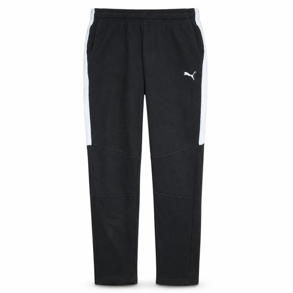 Front view of Puma Men's Black Joggers Trousers Medium Casual Sportswear