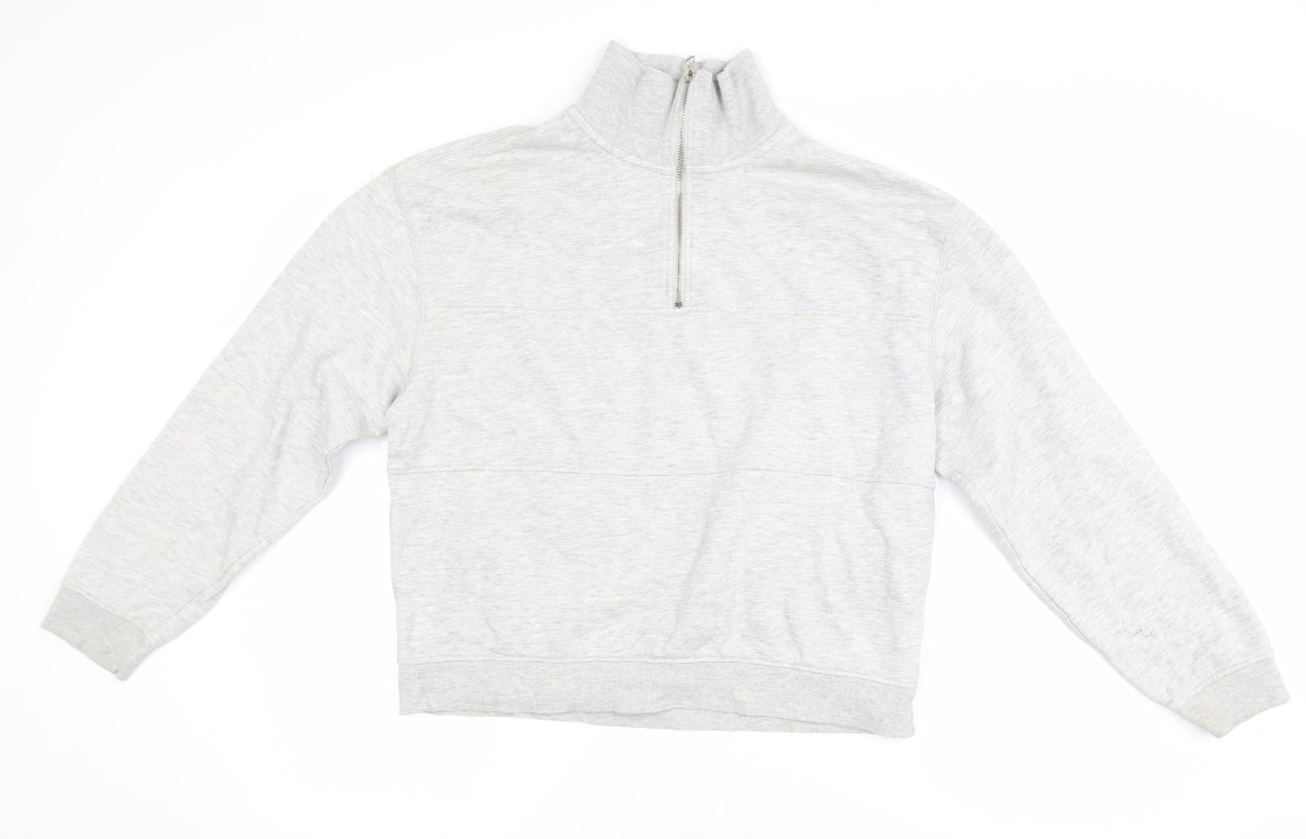 Weekday Women’s Grey 1/2 Zip Pullover Sweatshirt XS