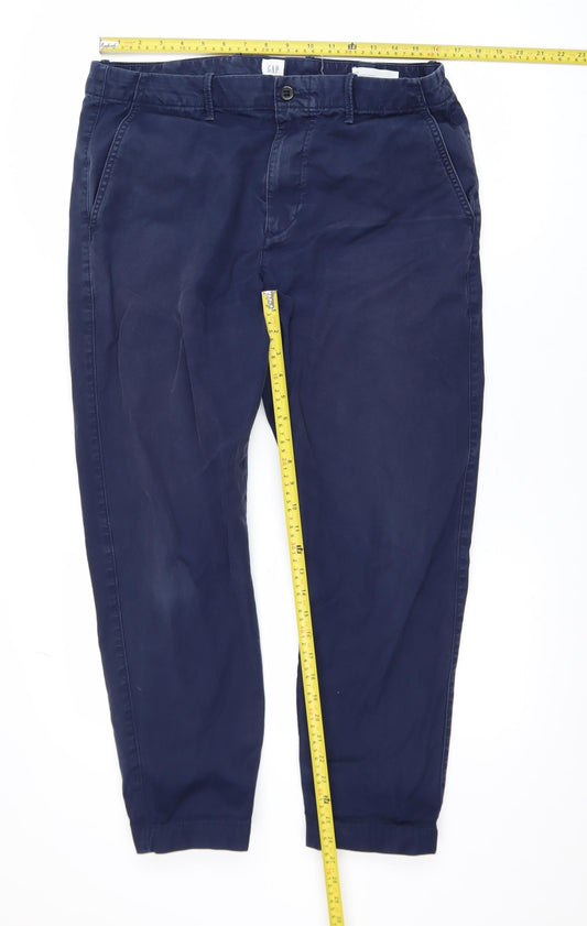 GAP Men's Blue Relaxed Taper Cotton Jeans Size 34