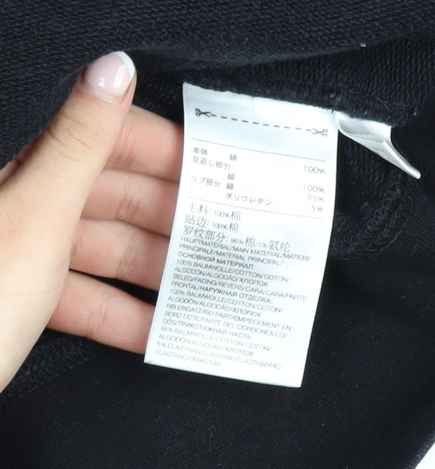Y-3 Men’s Black XL Pullover Crew Neck Sweatshirt