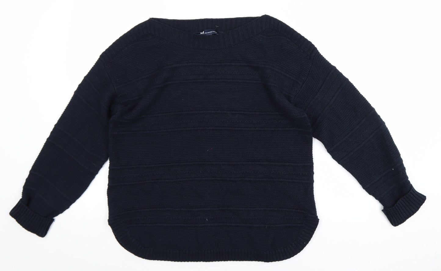 Crew Clothing Company Men’s Blue Cotton Knit Jumper M