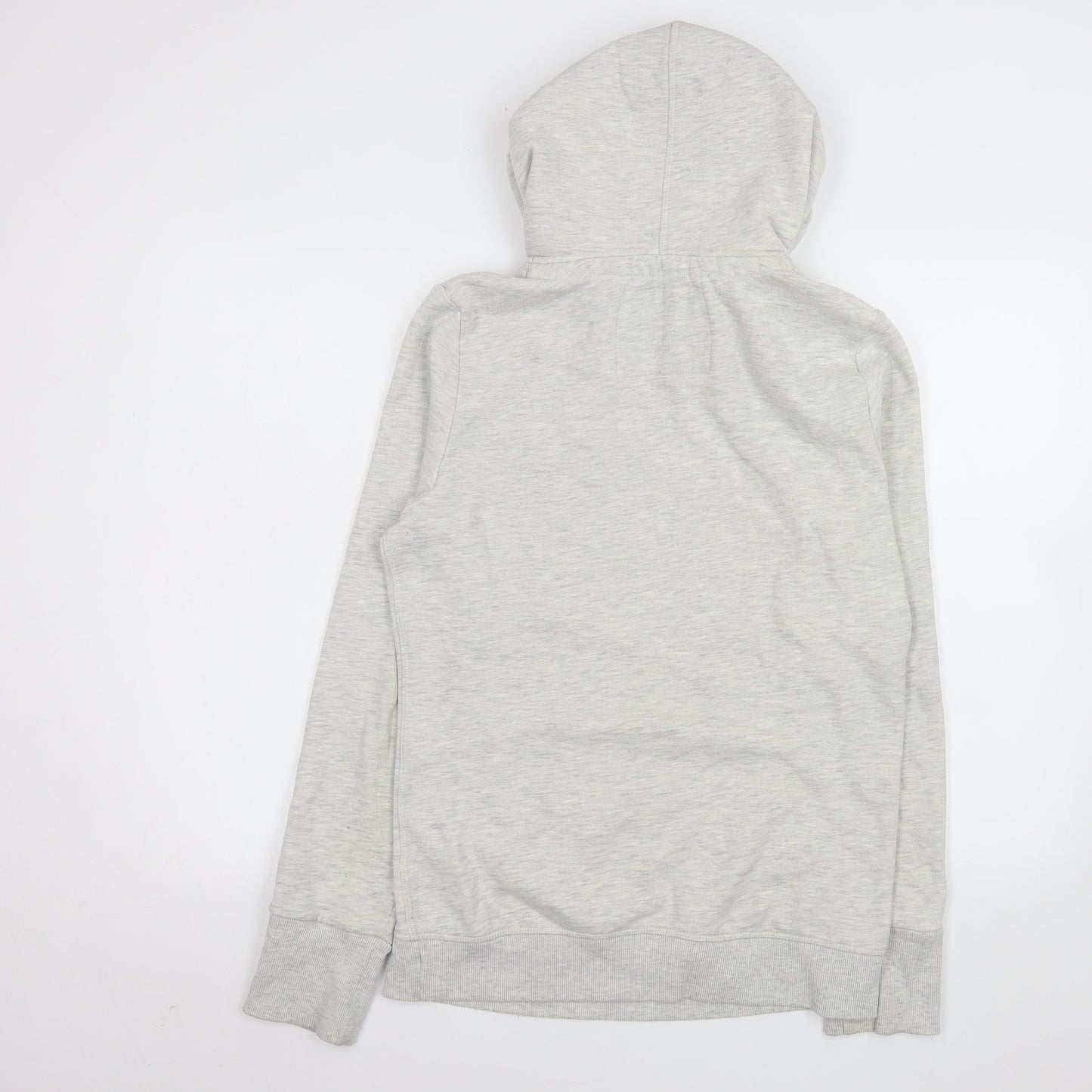 Superdry Women's Grey Pullover Hoodie Size XS Cotton Blend