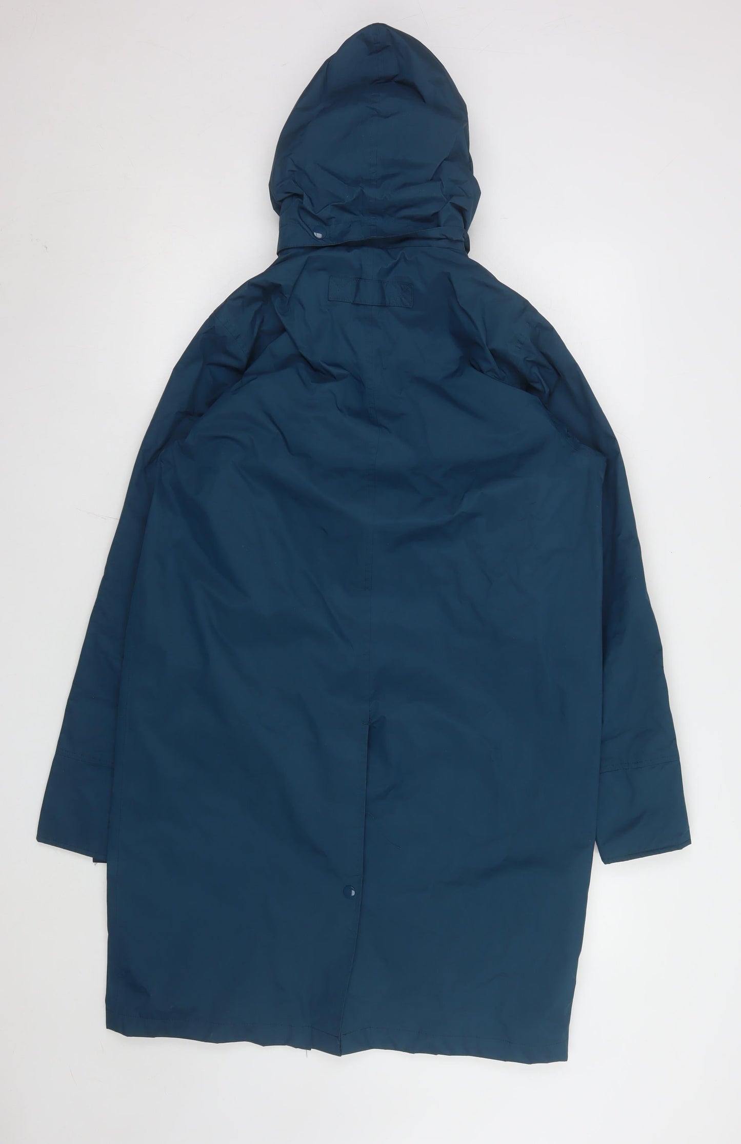 Cotton Traders Men's Blue Hooded Waterproof Parka Coat Size S