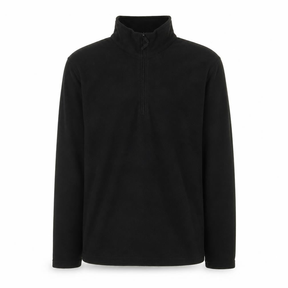 Mountain Warehouse Men’s Black Fleece Pullover Sweatshirt L