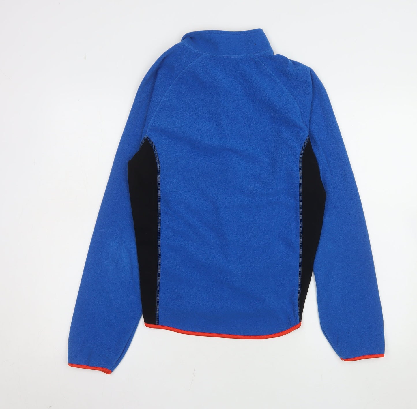 H&M Boys Blue Full Zip Fleece Track Jacket Size 14 Years Polyester