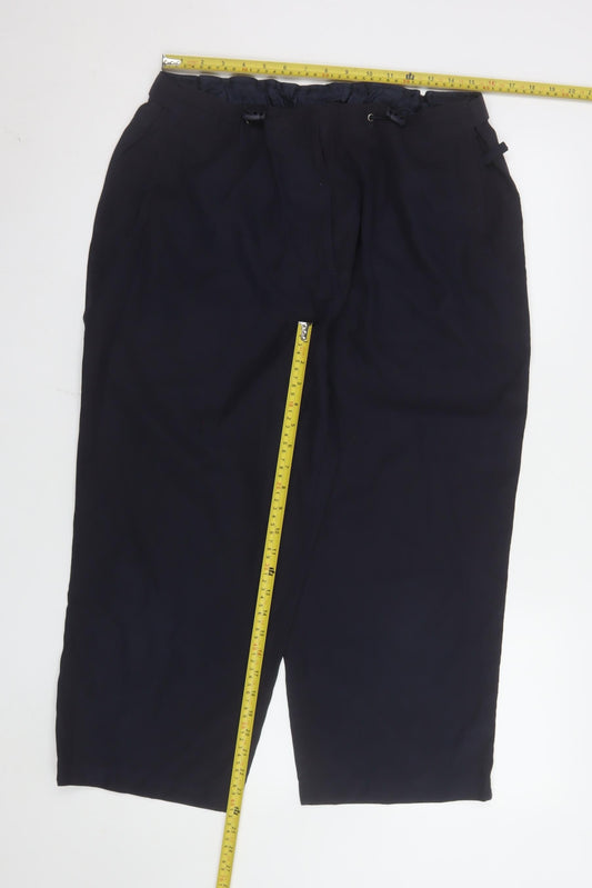 Debenhams Women’s Black Size 18 Straight Leg Trousers