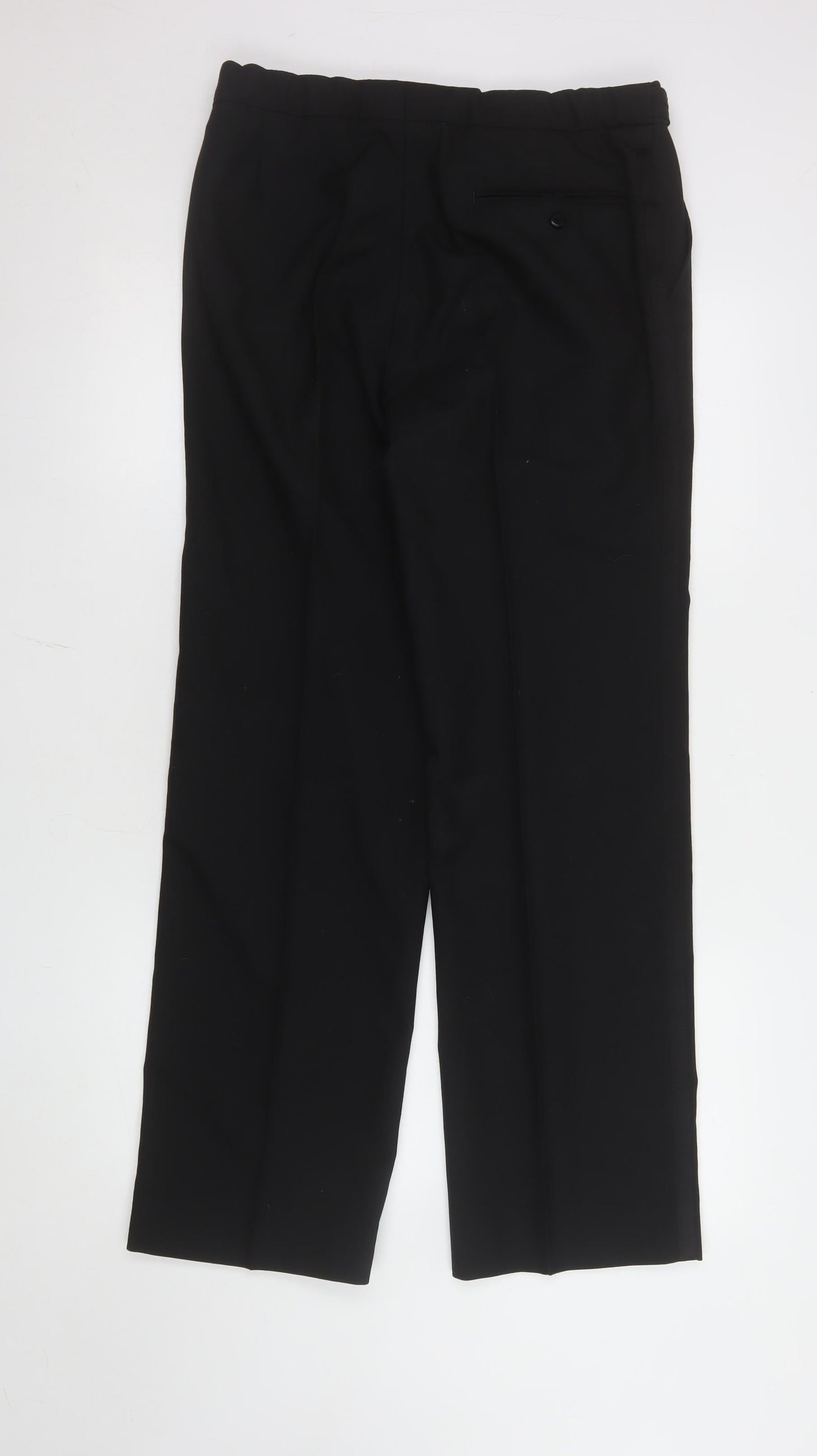Marks and Spencer Men’s Black Wool Blend Dress Pants 32R