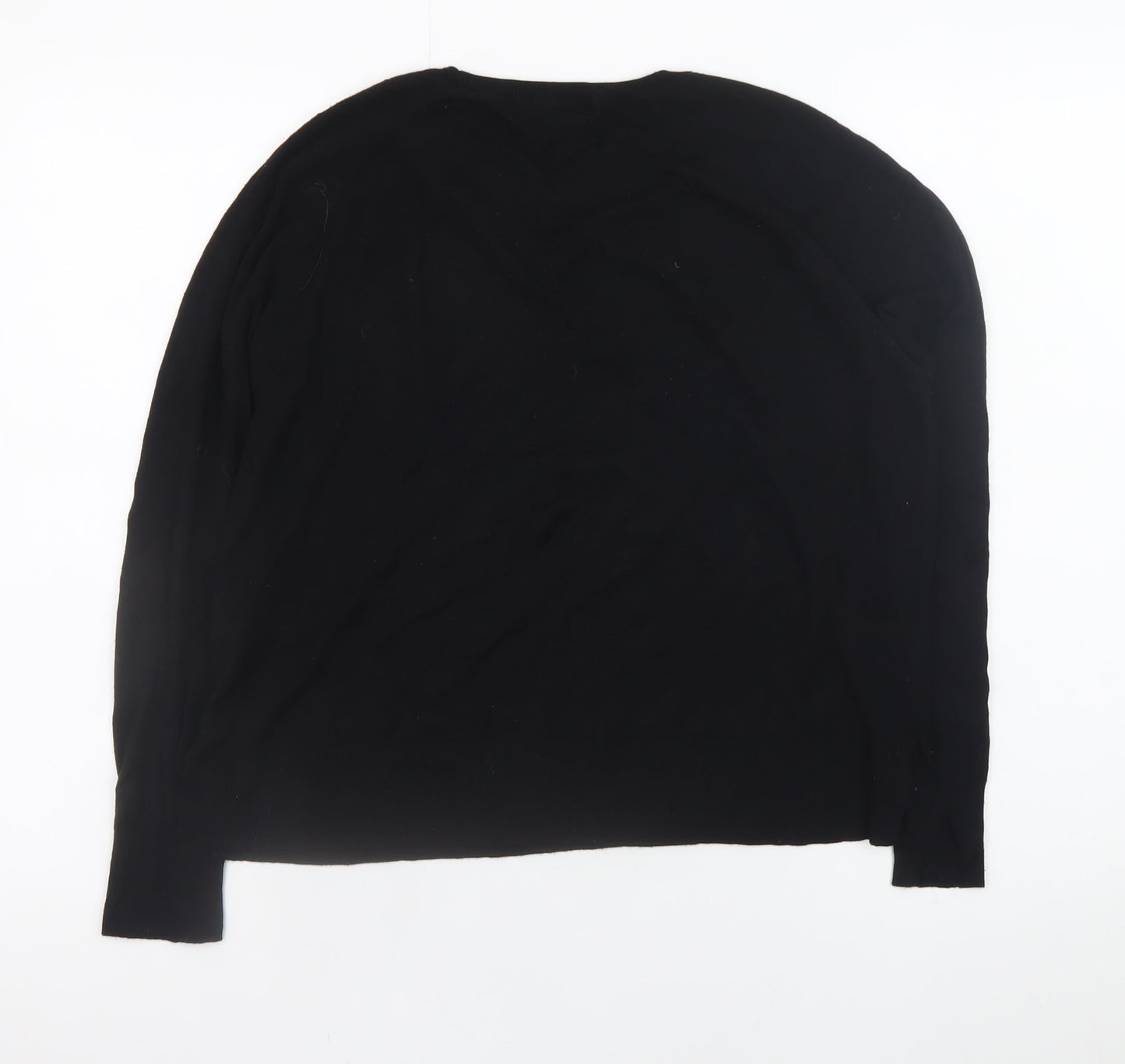 ZARA Womens Black Medium Pullover Knit Jumper