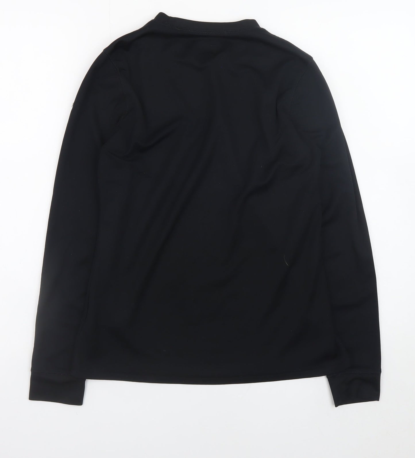 Campri Womens Black Long Sleeve Athletic Top Size 12 UK