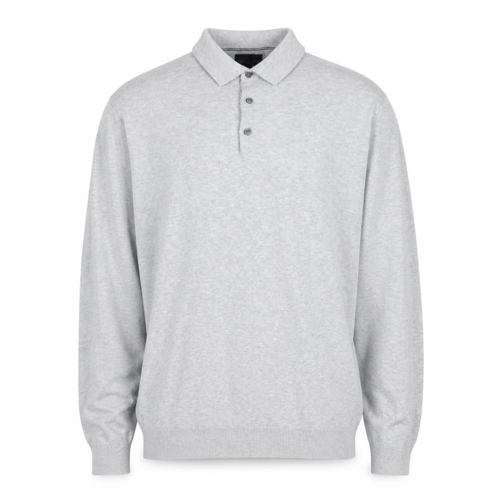 Next Men’s Grey Cotton Blend Long Sleeve Collared Button-Up Shirt Medium