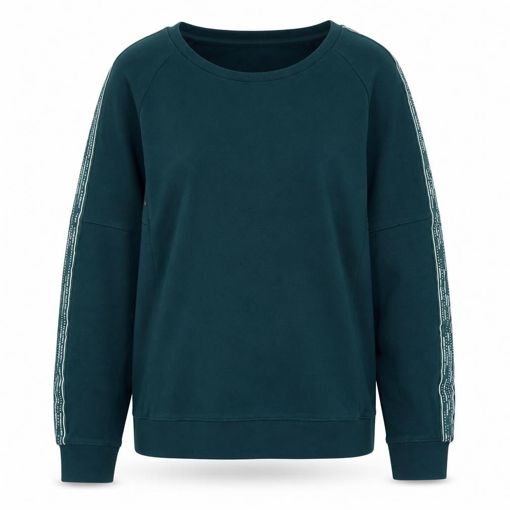 Breakout Women's Green XS Crew Neck Long Sleeve Sweatshirt