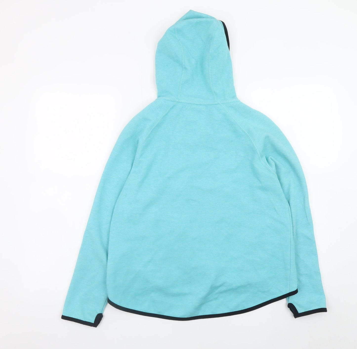 Nike Girls Blue Full Zip Hoodie 12-13 Years Hooded Sweatshirt
