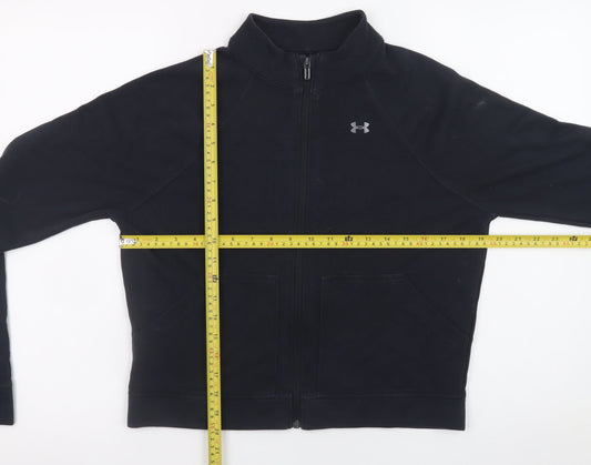 Under Armour Men's Black Full Zip Sweatshirt Size S Sports Fleece