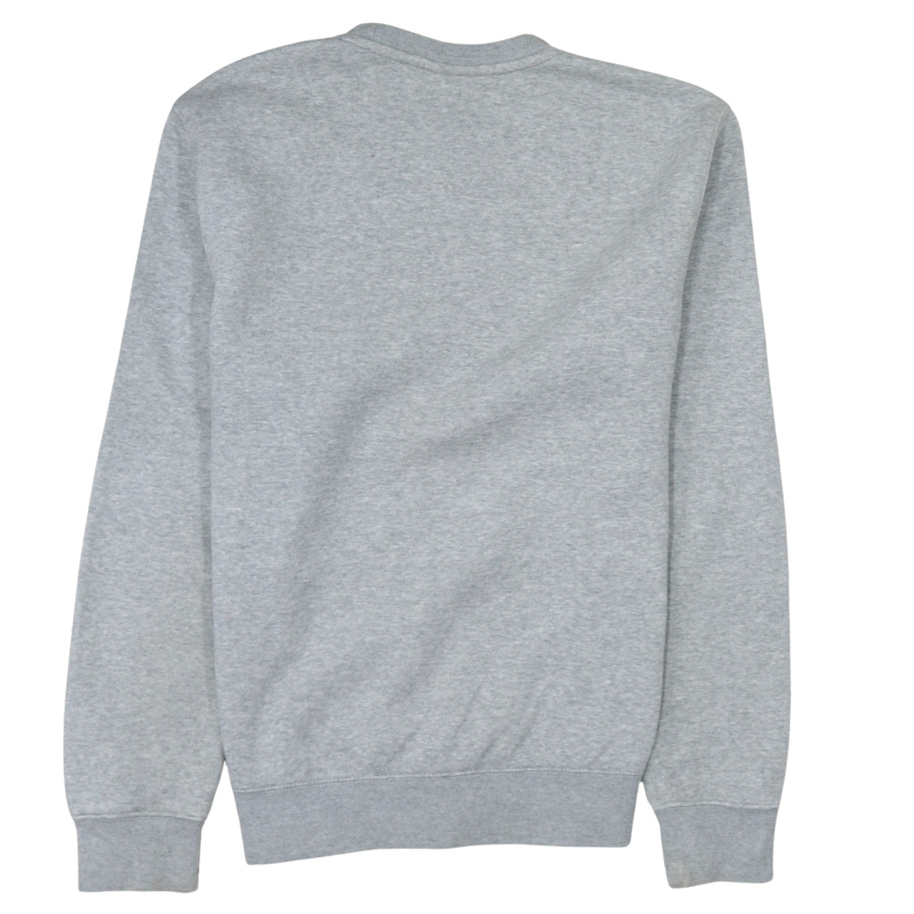 Nike Men's Grey Small Crew Neck Pullover Fleece Sweatshirt