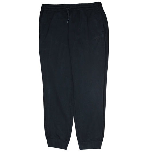 Adidas Men Black XL Jogger Sweatpants Cotton Fleece Trousers
