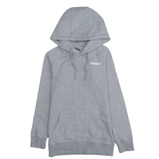 Gymshark Womens Grey Pullover Hoodie XS Hooded Sweatshirt