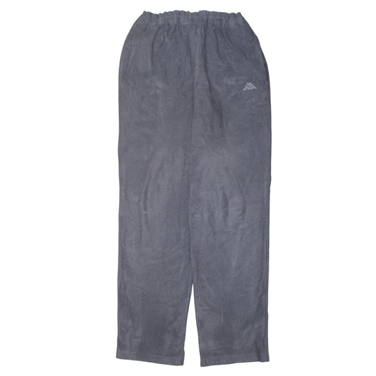 Kappa Men's Grey Sweatpants M Elastic Waist Straight Leg