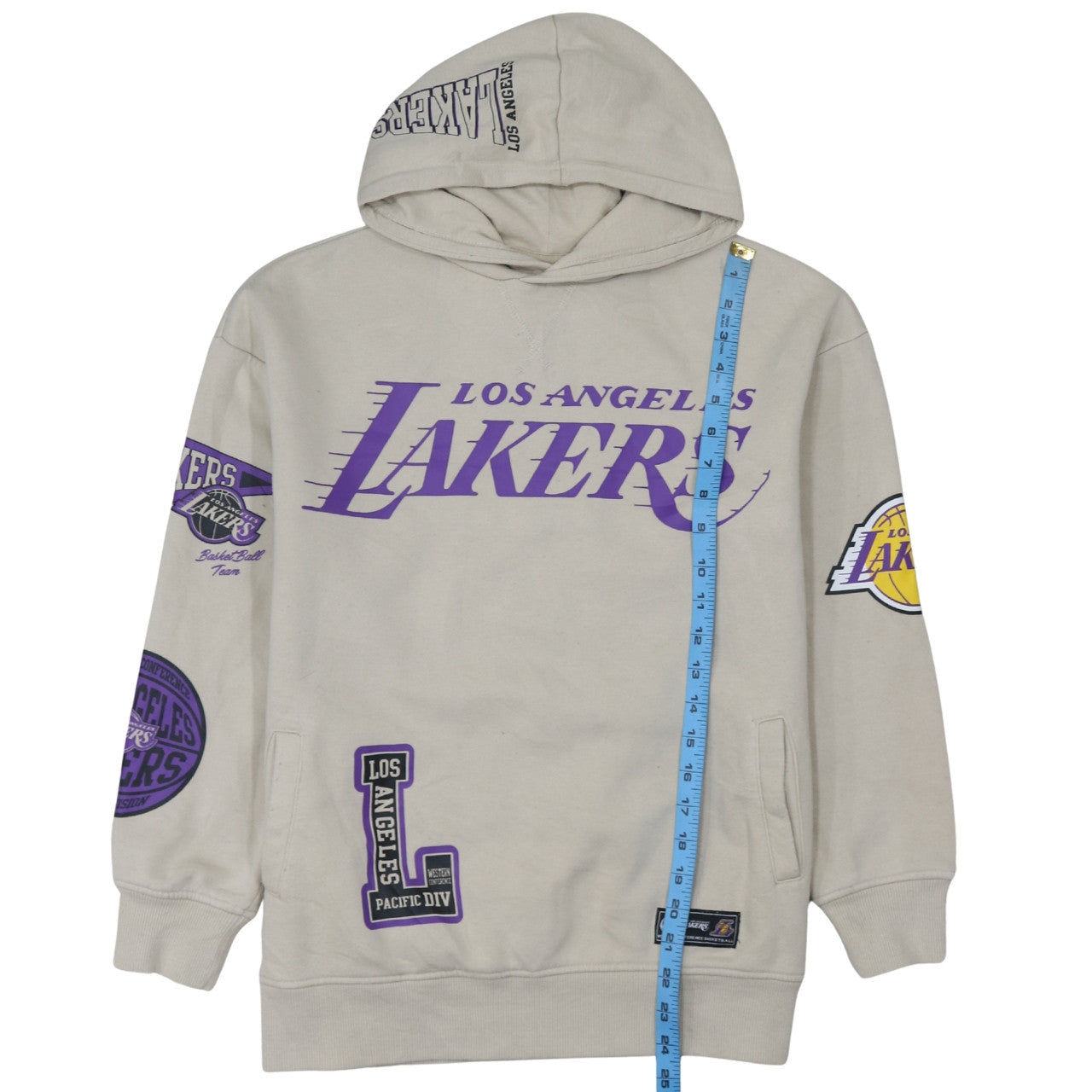 Primark Boys Beige Los Angeles Lakers Pullover Hoodie 12-13 Years