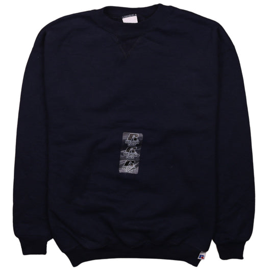 Russell Athletic Boys Black Medium Pullover Crew Neck Sweatshirt