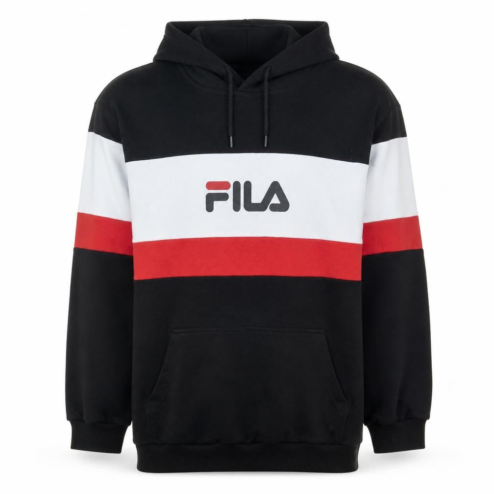 FILA Men’s Multicoloured Pullover Hoodie L Sportswear