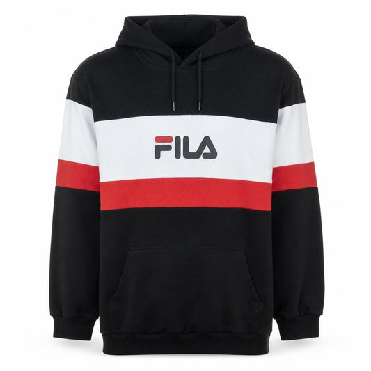 FILA Men’s Multicoloured Pullover Hoodie L Sportswear
