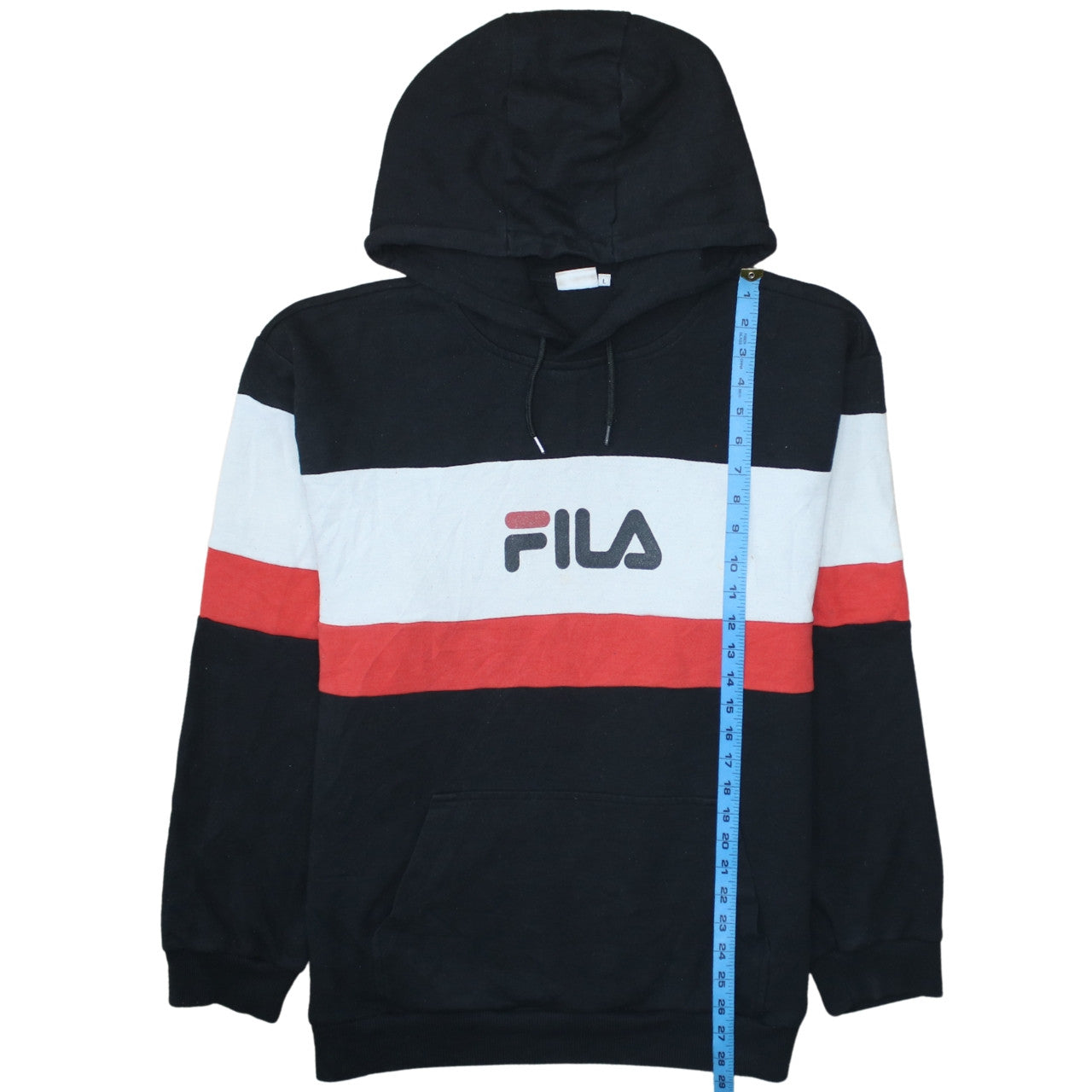 FILA Men’s Multicoloured Pullover Hoodie L Sportswear