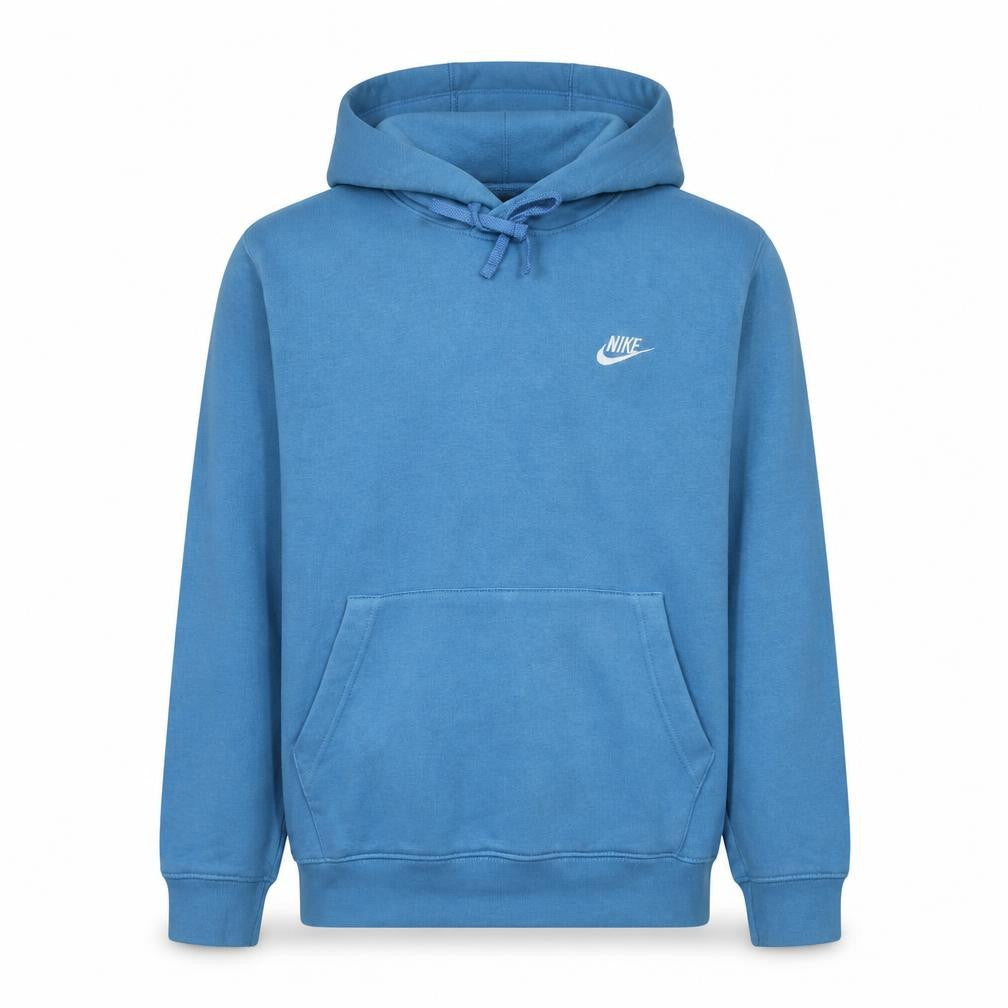 Nike Men's Blue Pullover Hoodie Small Regular Fit Fleece Sweatshirt