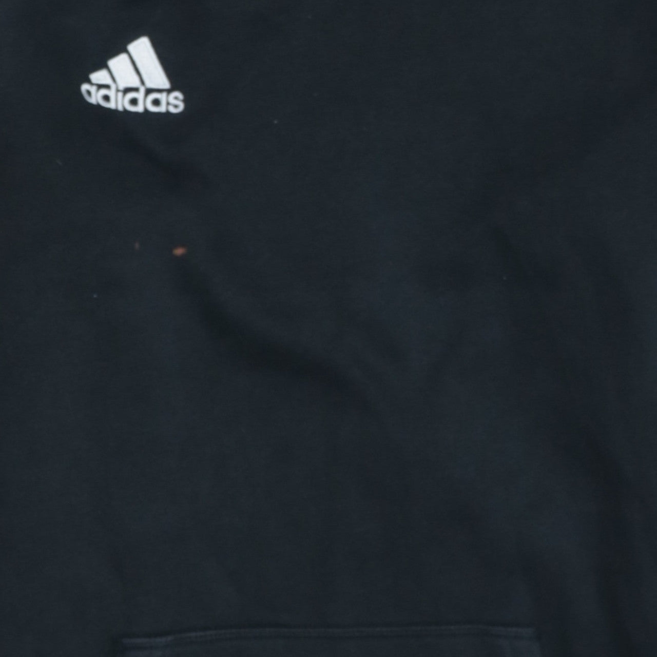 Adidas Mens Black Pullover Hoodie Size S Sports Fleece Sweatshirt