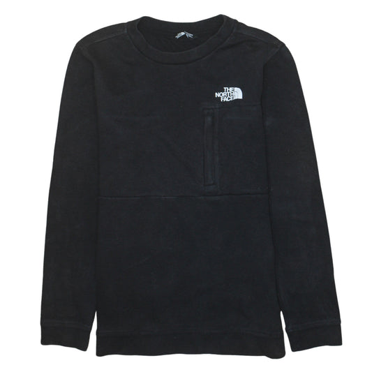 The North Face Boys Black Crew Neck Pullover Sweatshirt 12-13 Years
