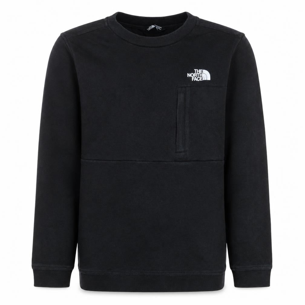 The North Face Boys Black Crew Neck Pullover Sweatshirt 12-13 Years