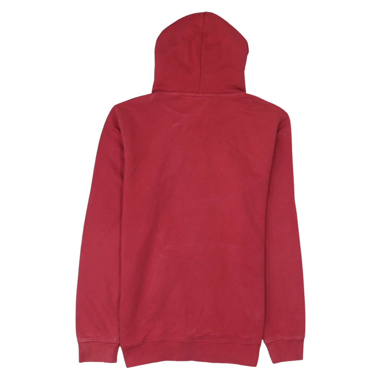 Champion Women Red Pullover Hoodie Large Cotton Blend Logo Print